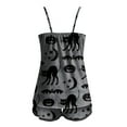 thumbnail image 4 of DHFJKG Women's Pyjama Set Lace Halloween Pumpkin Print Spaghetti Strap And Shorts Outfits Stylish Loungewear, 4 of 5