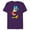 Purple, variant on Disney Classic Minnie Mouse with Blue Bow - Short Sleeve Blended T-Shirt for Adults - Customized-Yellow