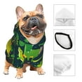 thumbnail image 4 of Bingfone Dinosaurs And Flowers Dog Clothes Hoodie, Pet Winter Coat,Puppy Sweatshirts For Small Dogs Boy Girl,Suitable For All Breeds-Medium, 4 of 9