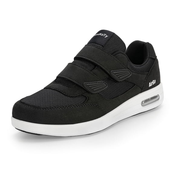 KWUKOTY Women's Adjustable Wide Walking Shoes | Comfortable fit, ideal for wide feet and foot discomfort | Easy to put on and take off |