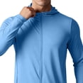 thumbnail image 7 of ZUBKTE UPF 50+ Sun Protection Shirt for Men Long Sleeve Shirt, Quick Dry Breathable Fishing Outdoor Athletic Top XS-2XL, 7 of 7