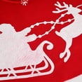 thumbnail image 6 of Coolmade 48" Christmas Tree Skirt Mat with Reindeer Sled Pattern Xmas Tree Skirts Holiday Party Decoration, 6 of 7