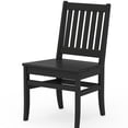 thumbnail image 4 of Better Homes & Gardens by POLYWOOD Southlake Outdoor Dining Side Chair (2 Chairs), All-Weather HDPE, Patio Seat, Black, 4 of 14