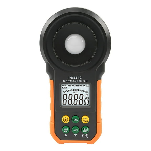 Light Meter Photography Digital Light Meter Integrated Light Meter Handheld Light Meter PM6612L/PM6612 Lux/Fc Light Meter Environmental Tester