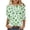 E#Green, variant on Womens St Patricks Day Shirt 3/4 Sleeve Casual Tunic Love Shamrock Tops Loose Fit Crew Neck Tshirt Irish Green Tee Shirt