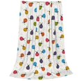 thumbnail image 2 of Fuzoiu Cute Ladybugs Print Ultra-Soft Micro Fleece Blanket,All Seasons Flannel Throw, Lightweight Blanket for Bed, Sofa, Couch, Movie Night, Camping, and Travel-80"x60", 2 of 7