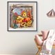 thumbnail image 2 of Cuadros Decorativos 5D Calabaza Hut Full Round Diamond Painting DIY Dibujos animados Imagen Artes decorativas Ehuebsd Nuevos Originales, 2 of 8