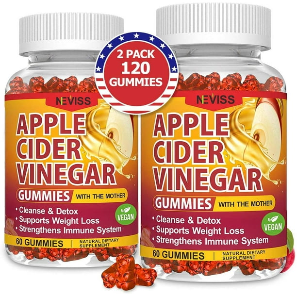 Organic Apple Cider Vinegar Gummies with The Mother for Weight Loss