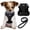 Black, variant on YIMEIS Dog Harness and Leash Set, No Pull Soft Mesh Pet Harness, Reflective Adjustable Puppy Vest for Small Medium Large Dogs, Cats