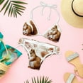 thumbnail image 6 of Squirrel Detachable Sponge Adjustable Strap Bikini Set Two-Pack Swim Suit Swimsuits Bikini, 6 of 6