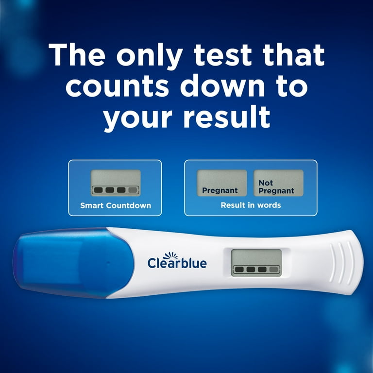 Clearblue Pregnancy Test Combo Pack, Digital with Smart Countdown