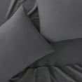 thumbnail image 5 of Serta Simply Clean 3-Piece Gray Solid Bed Sheet Set, Twin XL, 5 of 10