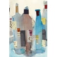 thumbnail image 2 of Dixon, Samuel 23x32 White Modern Wood Framed Museum Art Print Titled - The Wine Bottles I, 2 of 4