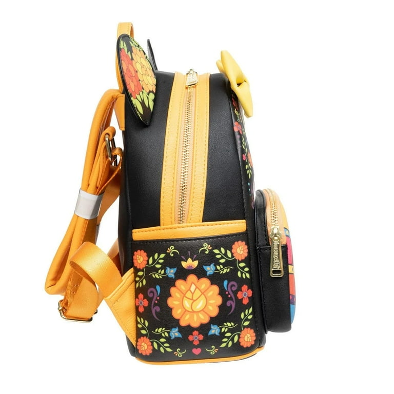 Loungefly Disney Minnie Mouse Dia de los Muertos Sugar Skull Mini Backpack