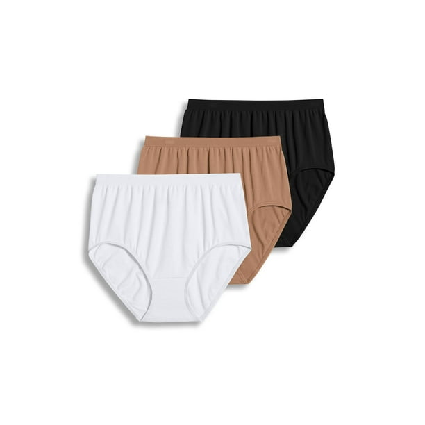 Women Jockey underwear 3-Pack Briefs Classic (Powder Blue/Deep Sea) 100%  Cotton