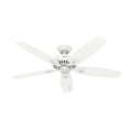 thumbnail image 1 of Ventilador de techo Hunter, 132 cm, cadena de tracción para interiores, 5 aspas, color blanco, 1 of 9