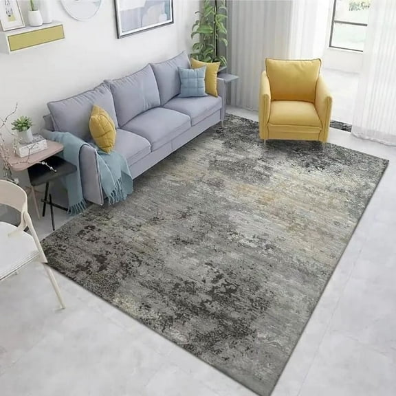Modern National Style Decorative Carpet for Living RoomInk and Wash Living Room Rugs Thickened Soft Entrance Door Mat