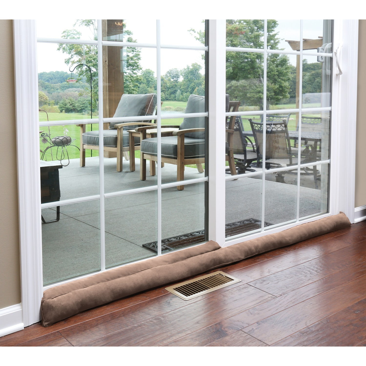 HOME DISTRICT Sliding Door Draft Stopper Patio Door Air Blocker Draft