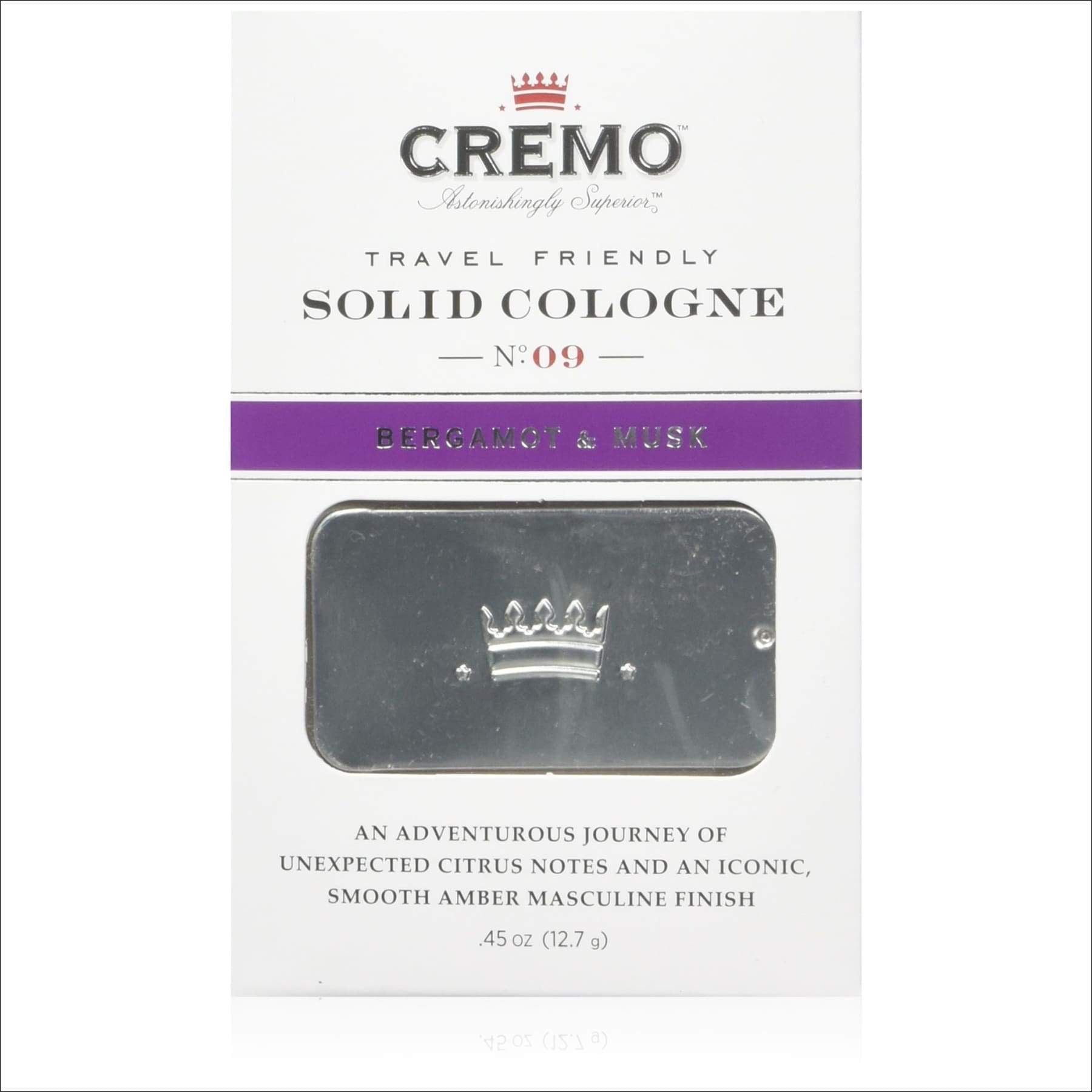 cremo bergamot & musk spray cologne