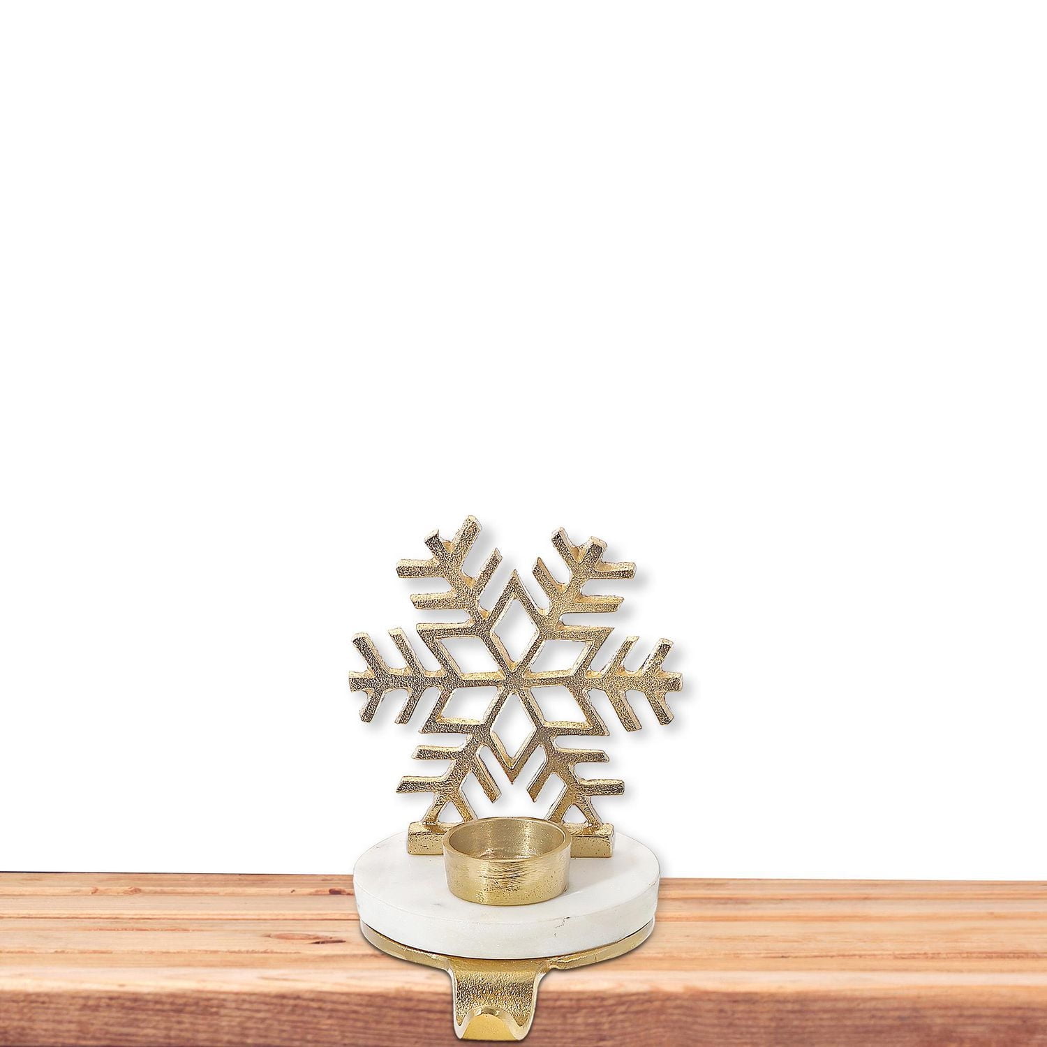 Christmas Snowflake With Tealight Stocking Holder
