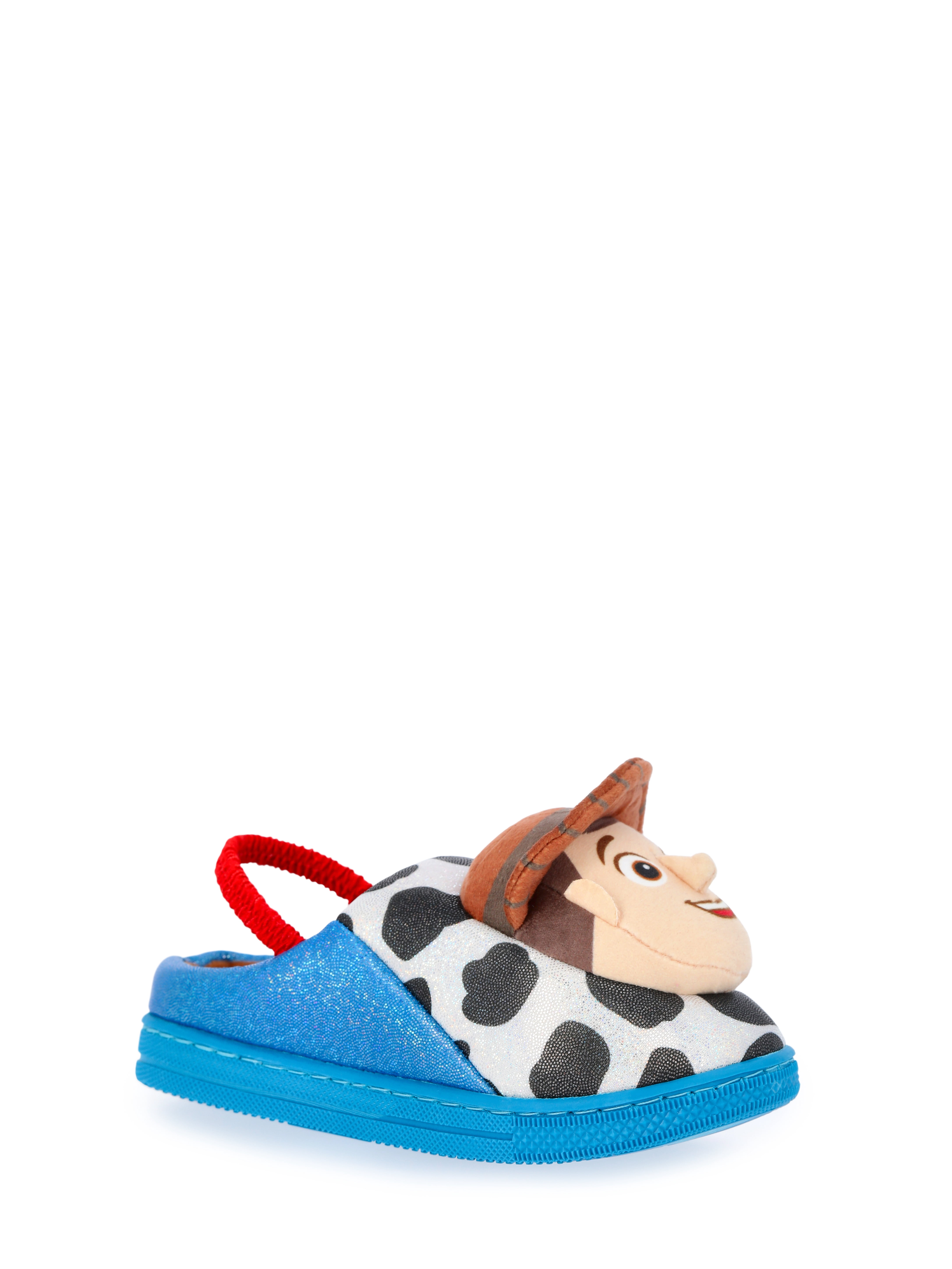 Disney Toy Story Toddler Girls 3D Character Slippers with Back Strap