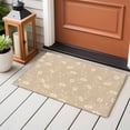 thumbnail image 4 of 2x3 Ft Entryway Area Rug, Beige Floral Kitchen Rug Runner Washable Floor Mat, Vintage Spring Botanical Flowers Non Slip Indoor Door Mat Throw Carpet for Bathroom Living Room Bedroom, 4 of 8