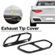 thumbnail image 3 of Car Quad Exhaust Tip Protective Trim Stainless Steel Replacement Repair MaintenanceChrome, 3 of 3