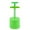 Green, variant on Manual Ice Cream Ball Maker with Multi Hole Mold and Ergonomic Handle for Homemade Frozen Treats and Kitchen Use