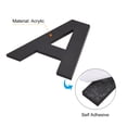 thumbnail image 3 of Unique Bargains 2.48 Inch 3D Self-Adhesive House Letter A for Hotel Mailbox Address, Matte Black, 3 of 5