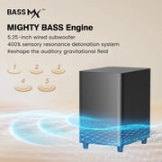 Miroir 5.1 Sound Bar for TV with Dolby Atmos, Wireless Subwoofer, Surround Sound, HDMI ARC, Bluetooth