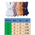 thumbnail image 2 of Newborn Baby Girls Clothing 100% Cotton Back Bownot Romper Bodysuit Jumpsuit Clothes 0-24M, 2 of 5