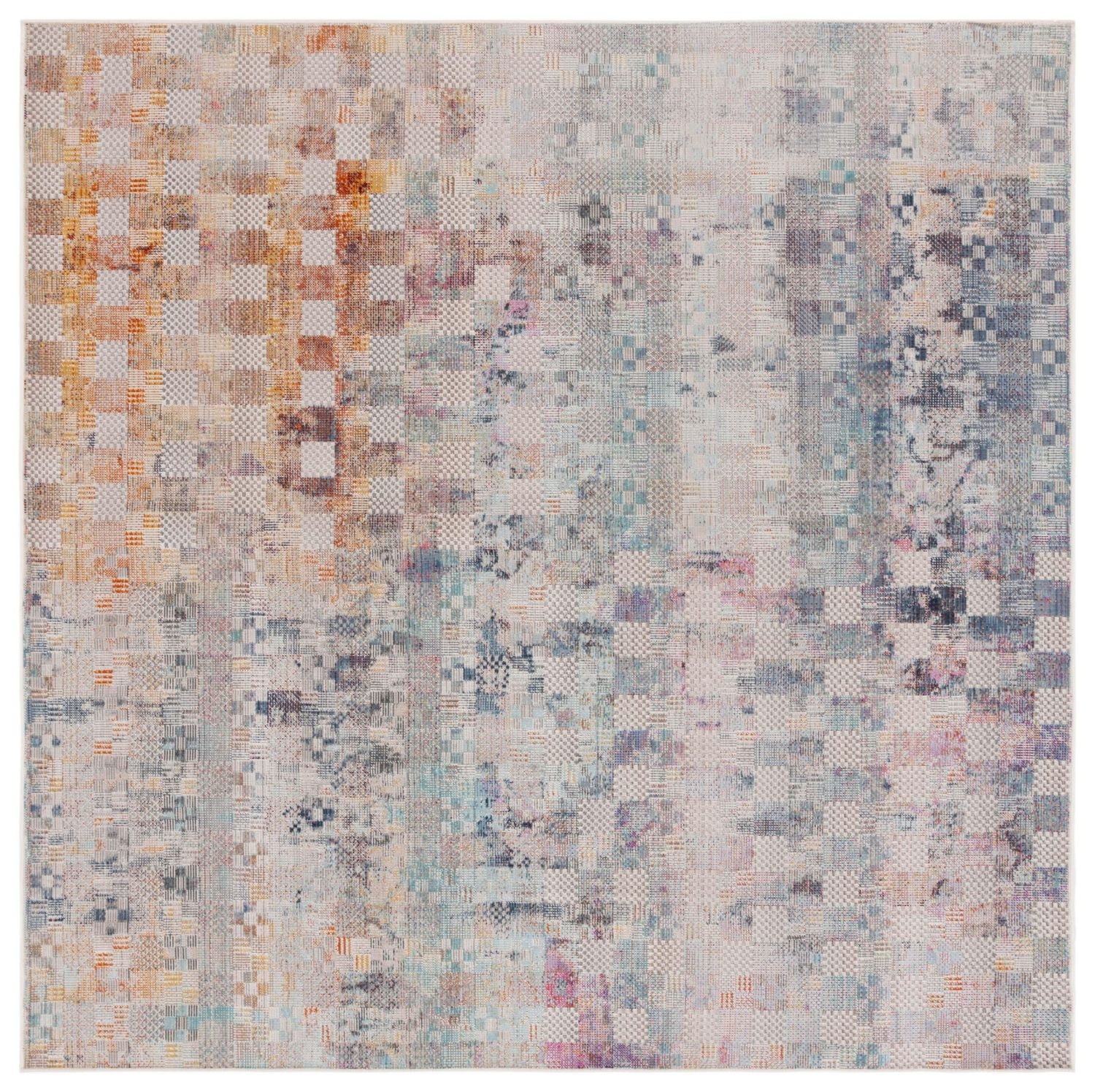 SAFAVIEH Rainbow Jamel Tapis Abstrait Intérieur/Extérieur