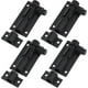 thumbnail image 1 of Black Barrel Bolt Lock Aluminum Alloy Slide Bolt Latch 2 Inch Door Latch Lock Security Sliding Lock With Screws Pack Of 4, 1 of 5