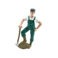 thumbnail image 2 of KLKCMS Modèle de Personnage de Ferme Simulation Jeu de Rôle Figurine Fournitures de Fête Miniature Fermier Homme Fermier, 2 of 9