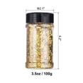 thumbnail image 2 of Uxcell 3.5 Oz/100 G Laser Gold Holographic Chunky Flare para Decoración de Festivales de Arte Cosmético, 2 of 7