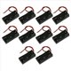 thumbnail image 1 of 10X Caja Negra de Plastica de Bateria de Soporte del Cable 2 X 1,5 V AAA, 1 of 2