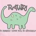 thumbnail image 2 of CafePress - Dinosaur Rawr' Infant Bodysuit - Baby Light Bodysuit, Size Newborn - 24 Months, 2 of 4