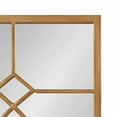 thumbnail image 4 of Kate and Laurel Bakersfield Elegant Wall Mirror, 13 x 30, Gold, Traditional Metal Framed Mirror for Wall, 4 of 8