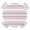 Pink Grey, variant on Aqua Grey White Stripe Round Fitted Tablecloth with Elastic Edge, Waterproof Table Cloth Table Cover for 36"-44" Tables, Rustic Modern Turquoise Striped Tablecloths for Dining Picnic Indoor Outdoor
