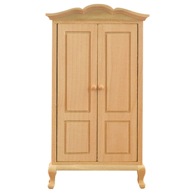 MasteelfCA 1PC Mini House Adornment Furniture Wardrobe Plaything Mini House Decoration