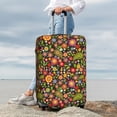 thumbnail image 3 of Lsque Paisley7 Printed Luggage Cover, Travel Luggage Protector,Scratch and Dirt Resistant, Fits 18-32 Inch Luggage - X-Large, 3 of 9