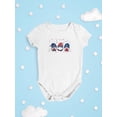thumbnail image 3 of 4th Of July Gnomes Bodysuit Infant -Image by Shutterstock,  24 Months, 3 of 4