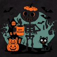 thumbnail image 2 of CafePress - Pumpkin Skeleton Drinking Coffee Shirt, Funny Hall - Cute Infant Bodysuit Baby Romper - Size Newborn - 24 Months, 2 of 3