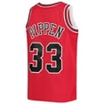thumbnail image 3 of Youth Mitchell & Ness Scottie Pippen Red Chicago Bulls 1997-98 Hardwood Classics Swingman Jersey, 3 of 3