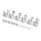 thumbnail image 2 of 6Pcs String Tuning Key Retro Style Metal Delicate Tuning Pegs Replacement for Electric Guitar Silver, 2 of 4