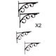 thumbnail image 1 of 6 soportes de estante en en apariencia de L de europeo colgantes de Metal, 1 of 9