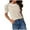 Brown 1, variant on Cute Summer Tops for Women Over 50 Button Down Blouses for Women Short Sleeve Shirts for Women V Neck