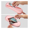 thumbnail image 5 of Unique Bargains 2 Pcs Travel Makeup Bag Makeup Brush Holder Portable Makeup Organizer Bag Waterproof Silicone Pink, 5 of 7