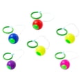 thumbnail image 3 of 6Pcs Jump Balls Ankle Toy Funny Sports Balls for Children (Random Color), 3 of 7