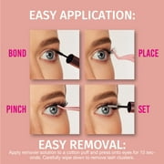 Salon Perfect Supernatural False Underlash Extensions Starter Kit, Fake Eyelashes, Contains 30 Lash Clusters, Applicator, Bond & Seal, and Lash Remover